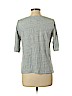 Lucky Brand Gray 3/4 Sleeve Top Size L - photo 2
