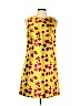 Alice + Olivia 100% Polyester Yellow Casual Dress Size 10 - photo 1