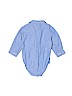 The Children's Place 100% Cotton Blue Long Sleeve Onesie Size 9-12 mo - photo 2