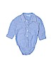 The Children's Place 100% Cotton Blue Long Sleeve Onesie Size 9-12 mo - photo 1