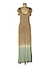Romeo & Juliet Couture 100% Viscose Tan Casual Dress Size M - photo 1