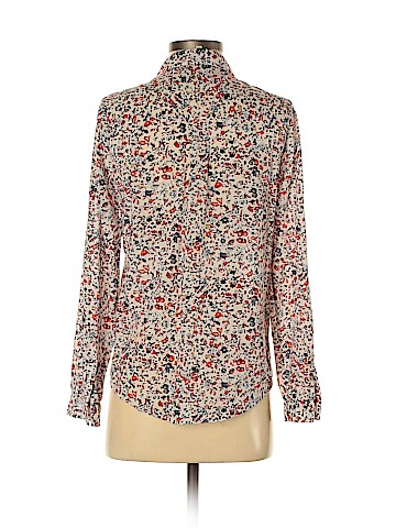 Joie Long Sleeve Silk Top (view 2)