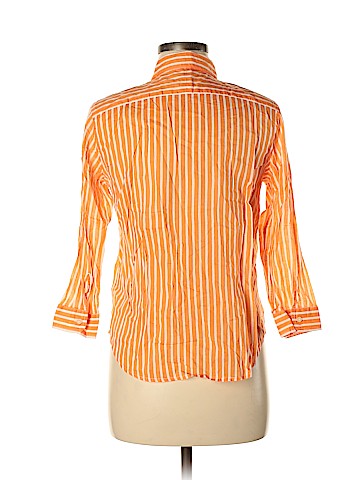 Lauren by Ralph Lauren 3/4 Sleeve Button-Down Shirt (view 2)
