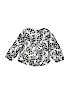 Baby Gap 100% Cotton Animal Print Black Long Sleeve Blouse Size 3 - photo 2