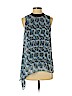 RACHEL Rachel Roy 100% Polyester Blue Sleeveless Blouse Size S - photo 1