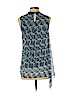 RACHEL Rachel Roy 100% Polyester Blue Sleeveless Blouse Size S - photo 2