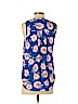 Daniel Rainn 100% Polyester Blue Sleeveless Blouse Size S (petite) - photo 2