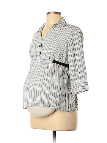 Oh Baby By Motherhood 3/4 Sleeve Blouse (view 1)