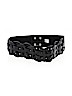 White House Black Market 100% Leather Solid Black Leather Belt Size M - photo 1