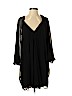 Diane von Furstenberg 100% Silk Black Casual Dress Size 2 - photo 1