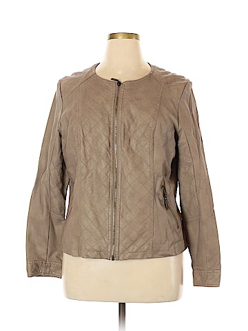 Alfani Faux Leather Jacket (view 1)