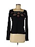 Sydney Easton Black Silk Pullover Sweater Size M - photo 1