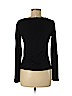 Sydney Easton Black Silk Pullover Sweater Size M - photo 2