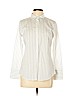 Banana Republic 100% Cotton White Long Sleeve Button-Down Shirt Size 6 (petite) - photo 1
