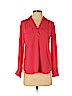 Ann Taylor 100% Polyester Red Long Sleeve Blouse Size XXS (petite) - photo 1