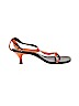 Donald J Pliner Orange Heels Size 9 - photo 1