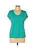 Ann Taylor Teal Short Sleeve T-Shirt Size XL - photo 1