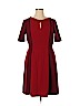 Tahari by ASL Red Casual Dress Size 14 - photo 1