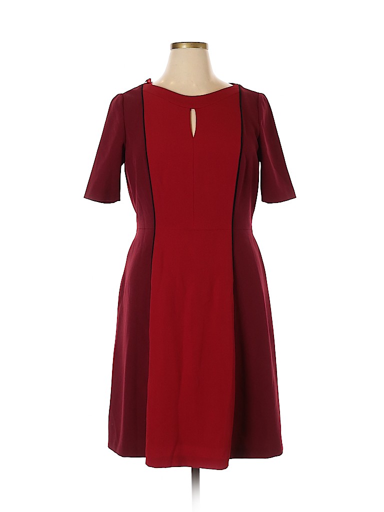 Tahari by ASL Red Casual Dress Size 14 - photo 1