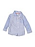 Carter's 100% Cotton Blue Long Sleeve Button-Down Shirt 12-18 MO / 18 MO - photo 1