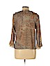 Barbara Lesser 100% Polyester Tan 3/4 Sleeve Blouse Size XL - photo 2