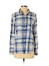 Old Navy 100% Cotton Blue Long Sleeve Button-Down Shirt Size S (petite) - photo 1