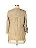 MULTIPLES Tan 3/4 Sleeve Top Size L (petite) - photo 2