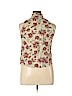 Jones New York Tan Sleeveless Button-Down Shirt Size 14 (petite) - photo 2