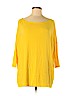 Piko Yellow 3/4 Sleeve Top Size M - photo 1