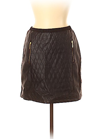 Athena Marie Faux Leather Skirt (view 1)