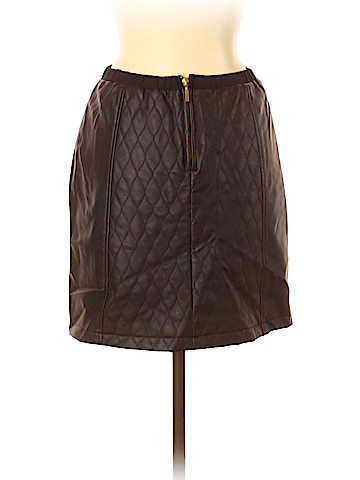 Athena Marie Faux Leather Skirt (view 2)