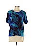 Draper's & Damon's Blue Short Sleeve T-Shirt Size L (petite) - photo 1