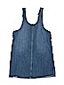 Denim Co Solid Blue Overall Dress Size 11/12 - photo 2