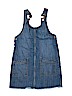 Denim Co Solid Blue Overall Dress Size 11/12 - photo 1