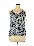 Ann Taylor LOFT Outlet Blue Sleeveless Top Size L (petite) - photo 1