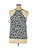 Ann Taylor LOFT Outlet Blue Sleeveless Top Size L (petite) - photo 2