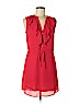 H&M 100% Polyester Red Casual Dress Size 6 - photo 1