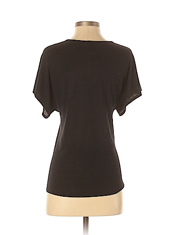 Theory Short Sleeve Silk Top (view 2)