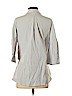 Isabel Maternity 100% Cotton Gray Long Sleeve Blouse Size XS - photo 2