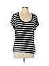 White House Black Market Black Short Sleeve Top Size XL - photo 1