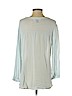 Old Navy 100% Rayon Blue 3/4 Sleeve Blouse Size L (petite) - photo 2