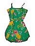 The Children's Place 100% Polyester Floral Green Dress Size M (youth) - photo 2