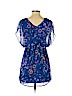 Lush 100% Polyester Blue Casual Dress Size S - photo 2