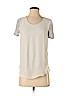Ann Taylor LOFT 100% Polyester White Short Sleeve Blouse Size S - photo 1