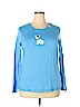 Hue Blue Long Sleeve T-Shirt Size 1X - photo 1