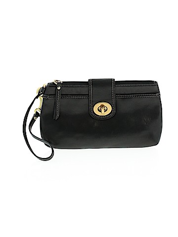 Coach Factory Leather Wristlet (view 1)