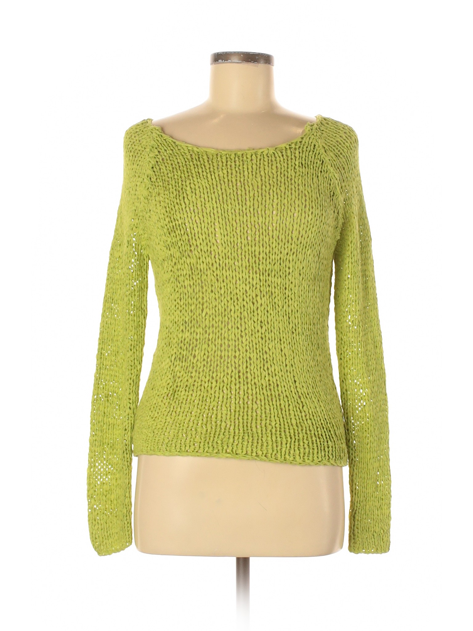 Workshop Women Green Pullover Sweater M | eBay