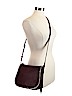 Urban Expressions Burgundy Leather Shoulder Bag One size - photo 2