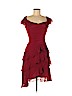 BCBGMAXAZRIA Burgundy Cocktail Dress Size XS - photo 1