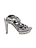 Assorted Brands Silver Heels Size 6 1/2 - photo 1